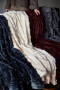 Koc ESTELLA, bordowy